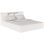 Κρεβάτι Olympus (Για Στρώμα 160x200cm) 123-000210 221×167,5x84cm Antique White