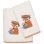Πετσέτες Βρεφικές 4849 Baby Smile (Σετ 2τμχ) White-Orange Das Home