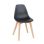 Καρέκλα Loft Plus Black 10-0095 46X53X85cm